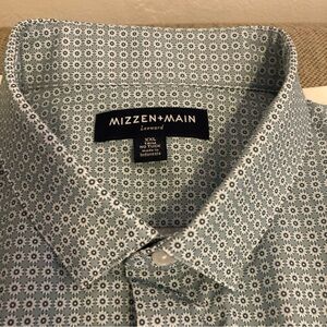 Mizzen+Main Men's Leeward No Tuck Patterned Shirt XXL